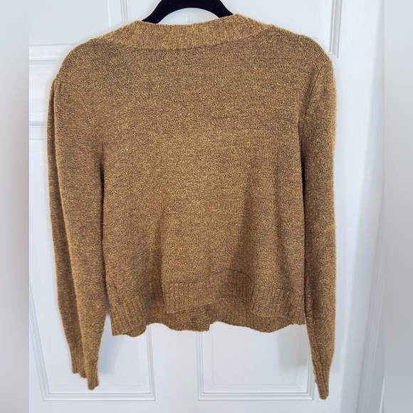 Allison Joy Camel Button-Up Cardigan Small - Picture 5 of 6